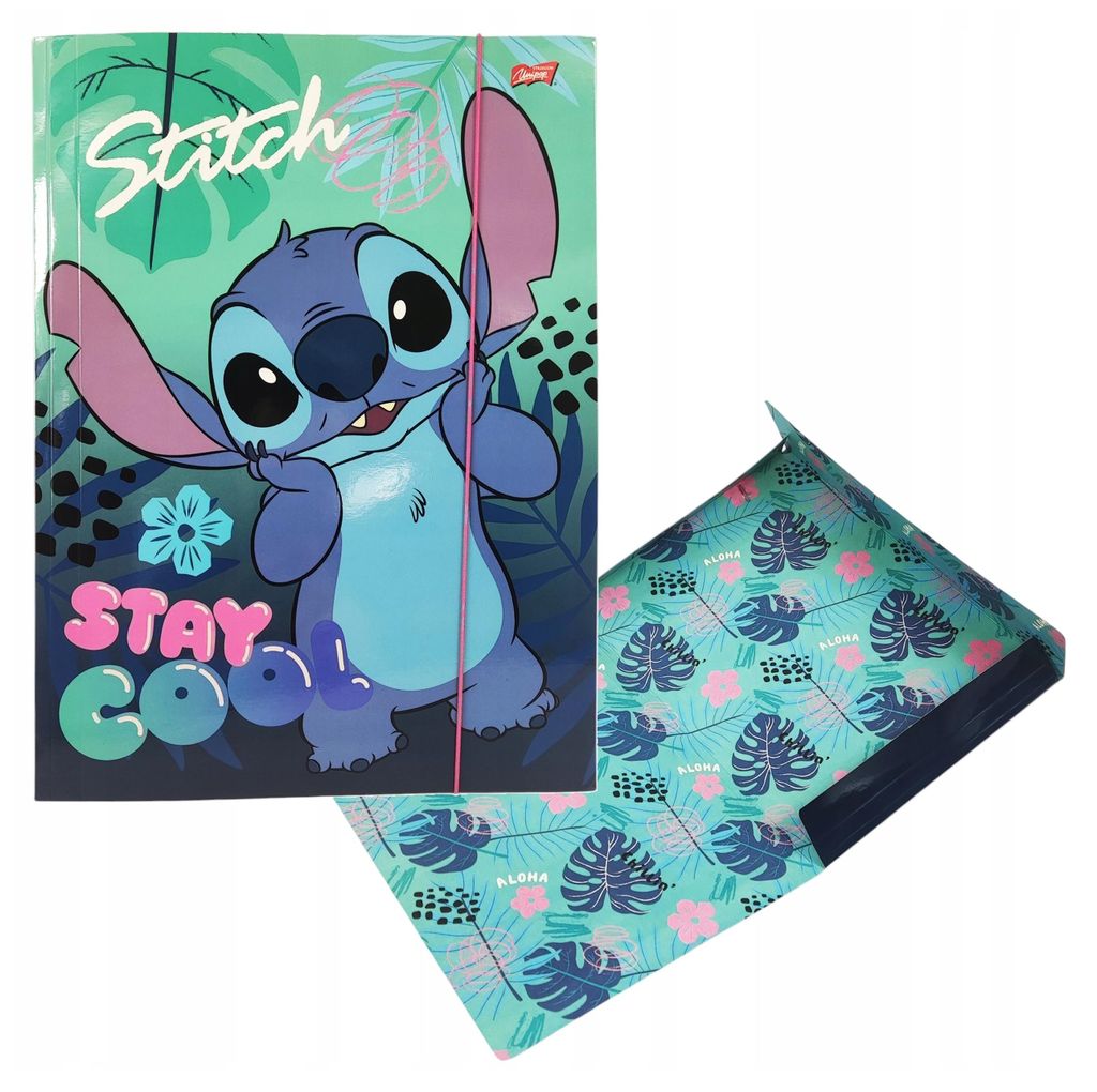 A4 Stitch Stay Cool elastická složka Unipap Majewski Obrázek produktu 