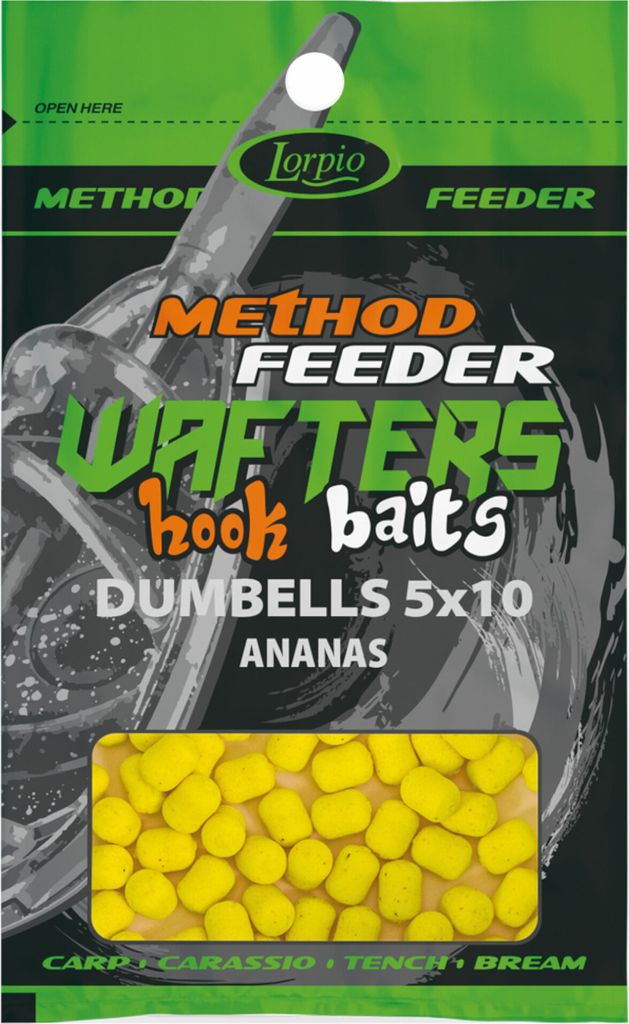 Lorpio Wafters Dumbells Ananas Köder 5x10mm 15g