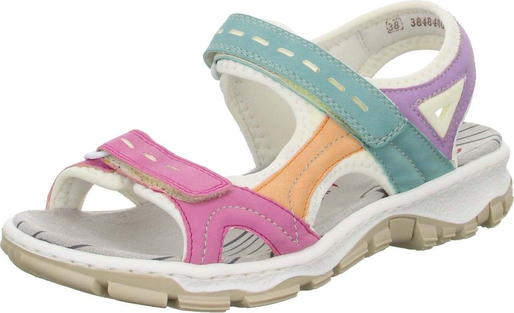 Rieker Damen Sandale bunt Trekking Outdoor gepolstert Produktbild 38