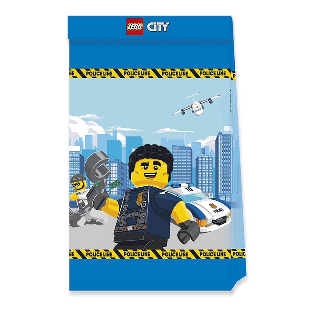 Geschenktüte Papier Lego City 4Stk. Produktbild 