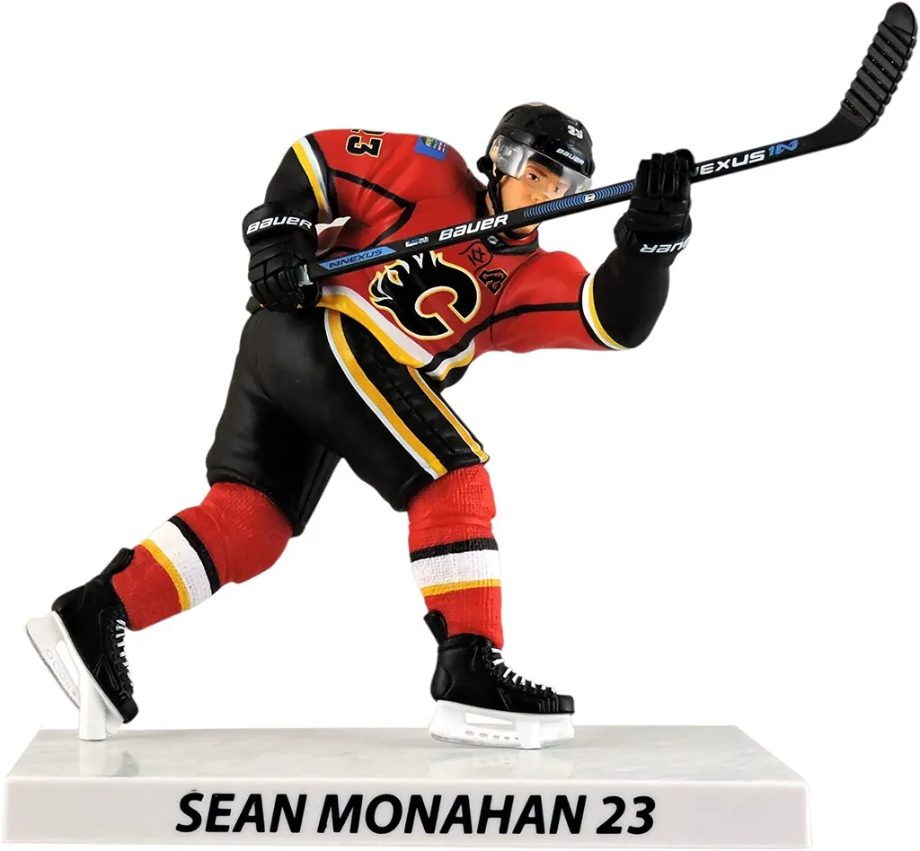 Statuette NHL Sean Monahan #23 Calgary Flames - Finition Détails Premium