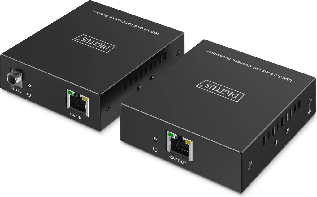 Finis les Câbles Trop Courts : Extender USB Digitus DA-73121 CAT et Hub