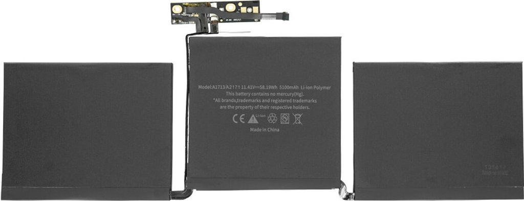 Akku für MacBook Pro 13 Zoll A2159 A2289 2338 wie Original Batterie Ersatzakku