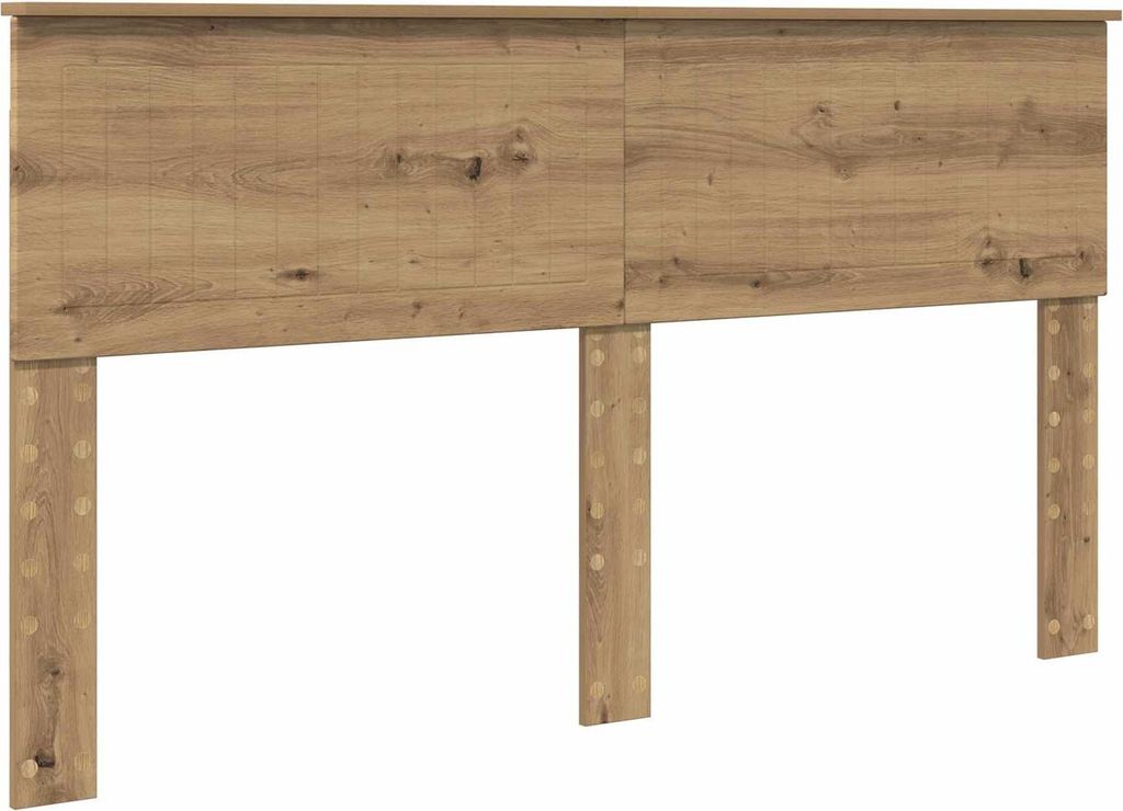 vidaXL Kopfteil Artisan-Eiche Holzwerkstoff