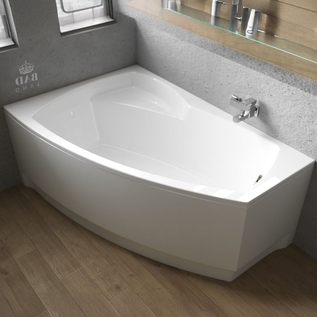 BADLAND Eckbadewanne Badewanne Frida LINKS 140x90 mit Produktbild 