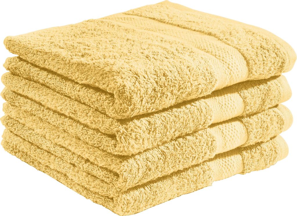 REDBEST Duschtuch Chicago" 4er-Pack hellgelb 70x140 cm"