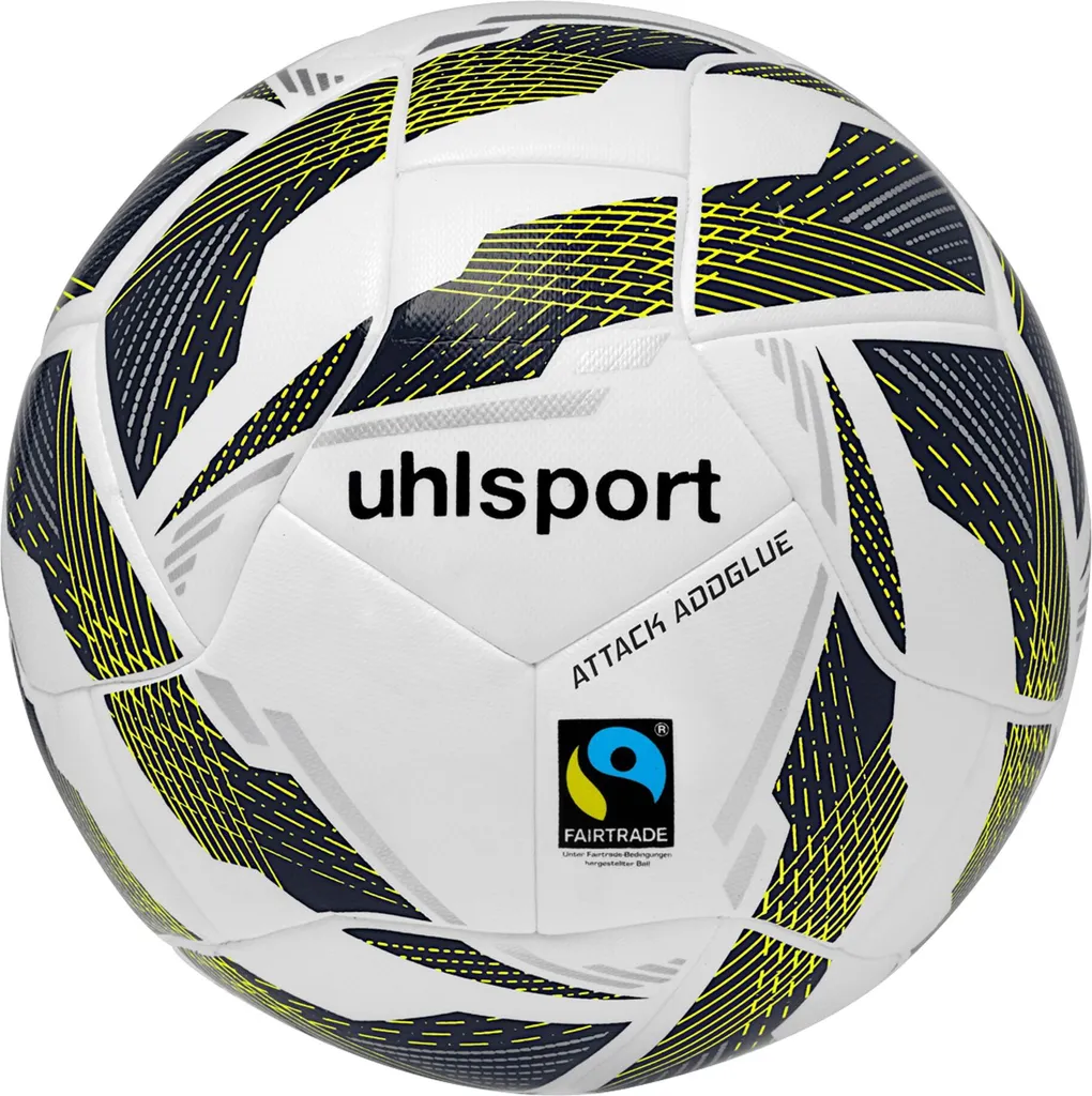 Ballon Uhlsport Attack Addglue Technologie Ftp Robuste Jaune et Blanc