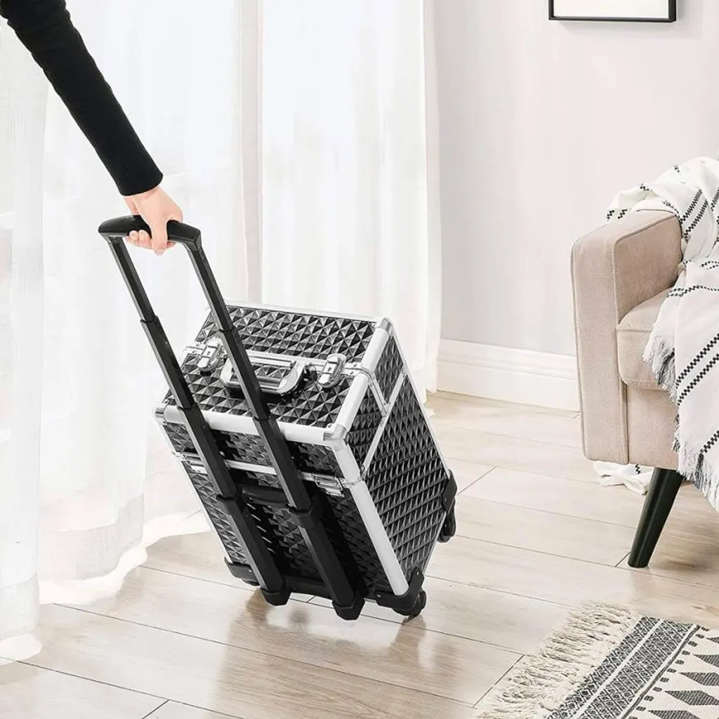 Valise Maquillage à Roulettes : Trolley Professionnel Betel avec Tiroirs - 3