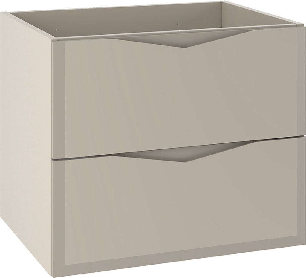 Waschtischunterschrank 60cm Ellie mit 2 Schubladen, Kaschmir