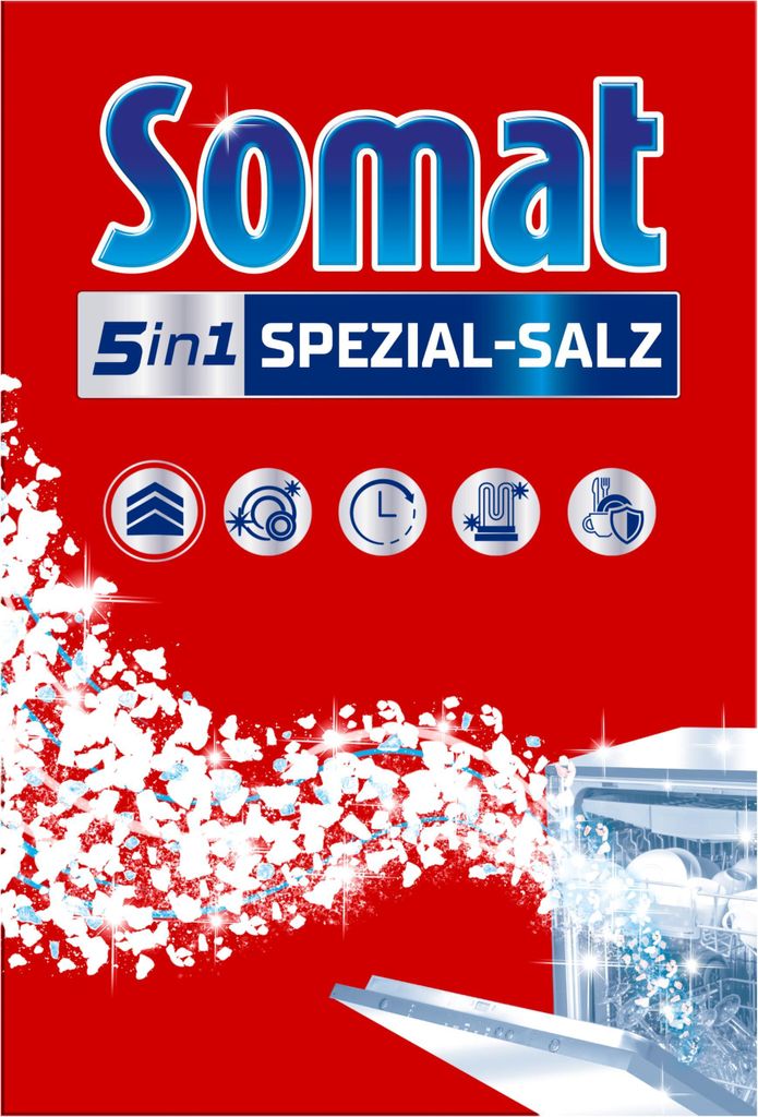 Somat 5in1 Spezial-Salz (1,2kg), Spülmaschinensalz gegen Produktbild 