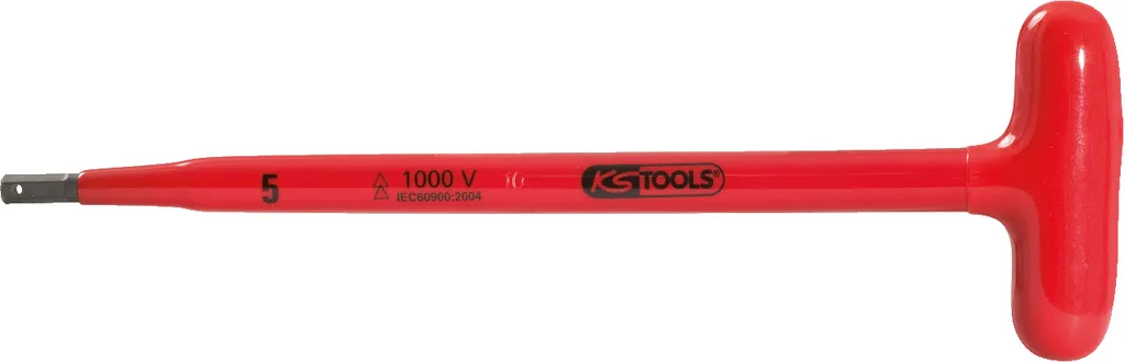 KS Tools 117.1688: Chiave Esagonale a T Isolata 10mm per Veicoli Elettrici