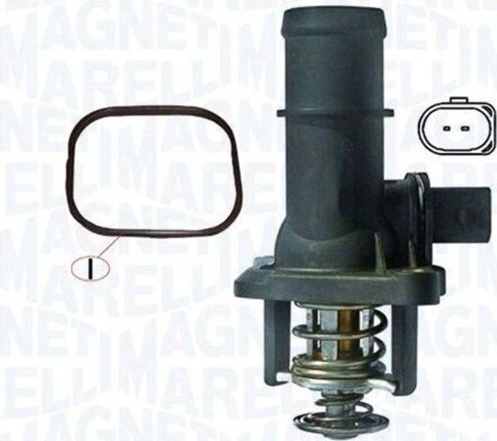 MAGNETI MARELLI 352317101340 - OE 06A 121 114 Kühlwasserthermostat für A3 (8L), Ibiza (6K), Cordoba (6K), Octavia I (1U), Polo (6V), Golf IV (1J)...