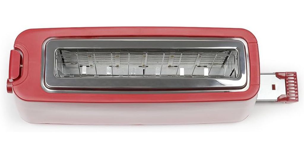 Livoo DOD168RC Langschlitz-Toaster Rot 900 Watt