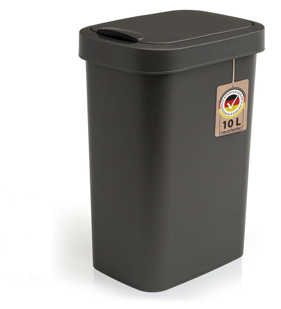 Mülleimer 10l mit Deckel, Schwingdeckel Abfalleimer in Produktbild 