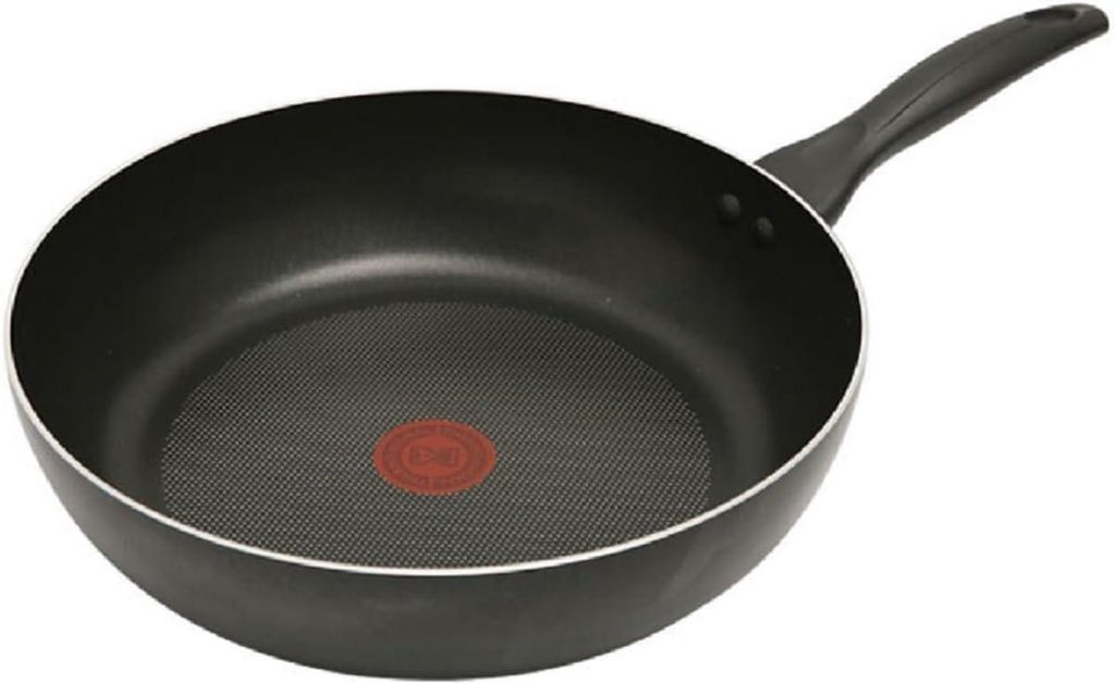 Tefal B30311 Cook&Clean Wok 30cm hoher Rand, Teflon Antihaftbeschichtet, Wokpfanne Hochrand tief, Pfanne Bratpfanne