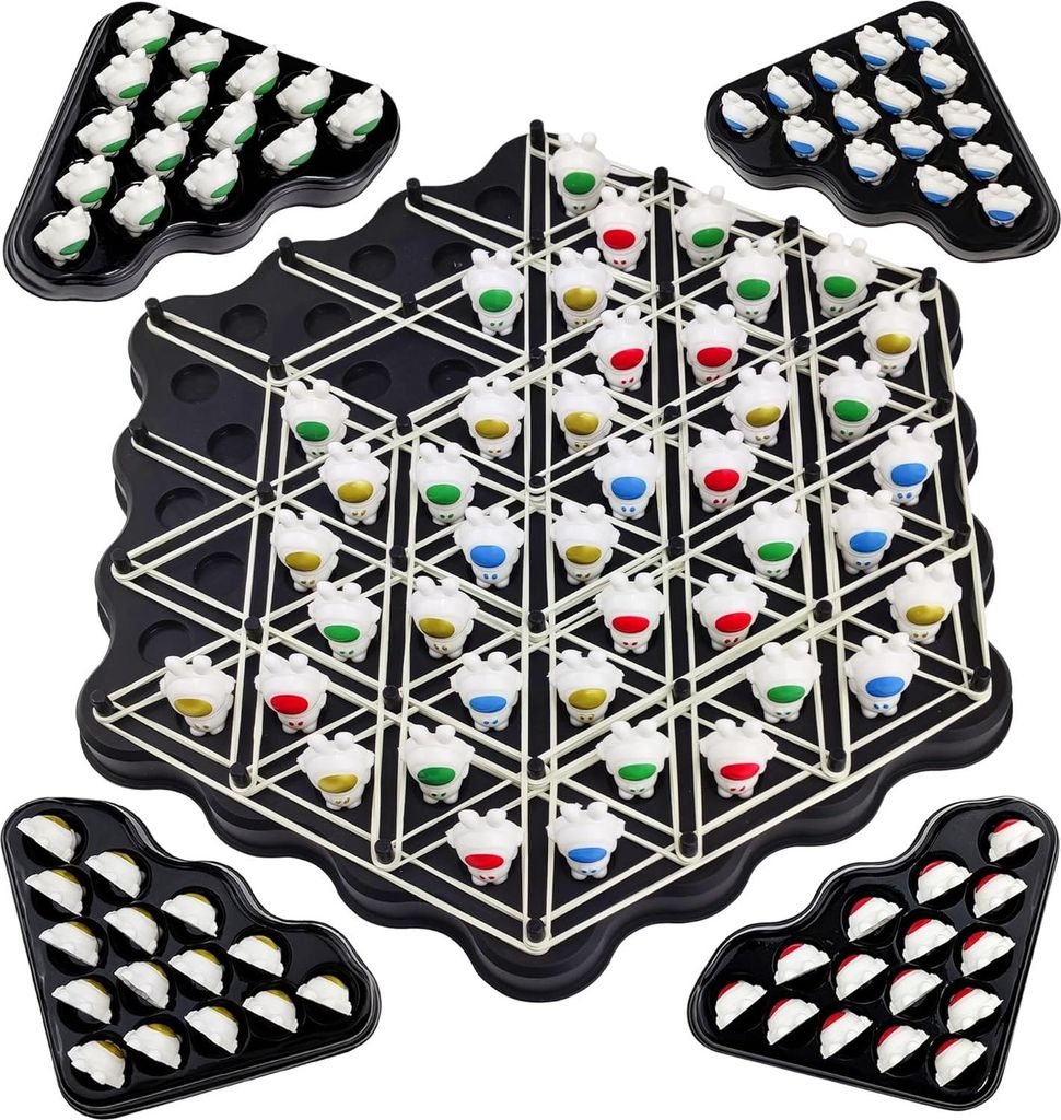 Dreiecks-Brettspiel Strategie Logikspiel für Kinder & Produktbild 