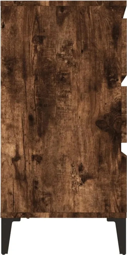 Credenzina Salvaspazio SYFAX™ Rovere Fumo 60x35x70 cm in Multistrato - 5