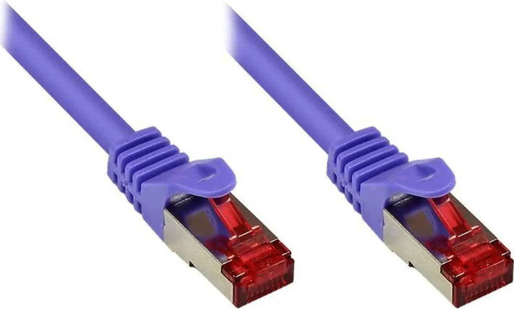 Cavo LAN Gaming Cat6 S/FTP 1.5m Viola - Zero Lag e Massima Stabilità