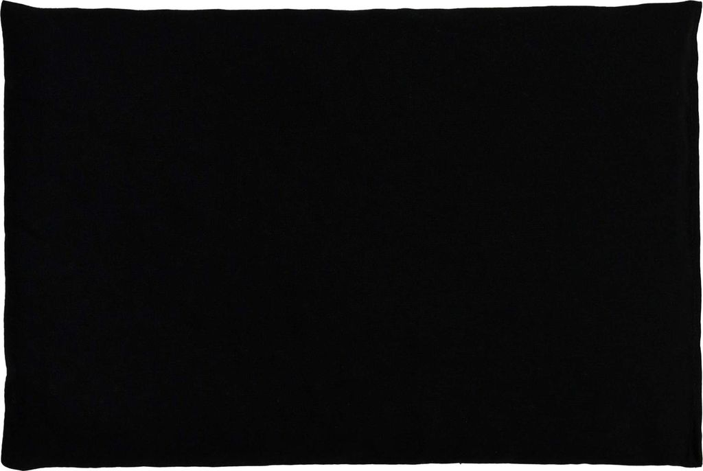Lavendel-Mikrowellen-Kissen 30 x 20 cm, schwarz - Wärmekissen für Mikrowelle oder Backofen - 30x20cm - Leinsamen + Lavendel