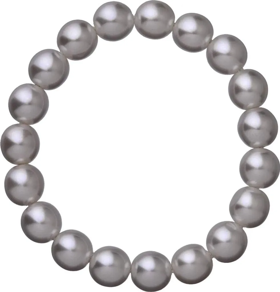 Bracelet de perles grises 56010.3 idéal pour mariage ou soirée chic