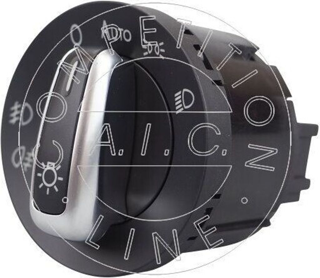 AIC Lichtschalter Hauptlicht Lichtschalter 59098 für VW Polo Schrägheck (6R1, 6C1) POLO (AW1, BZ1) T-Cross (C11) für SEAT Leon ST (5F8)
