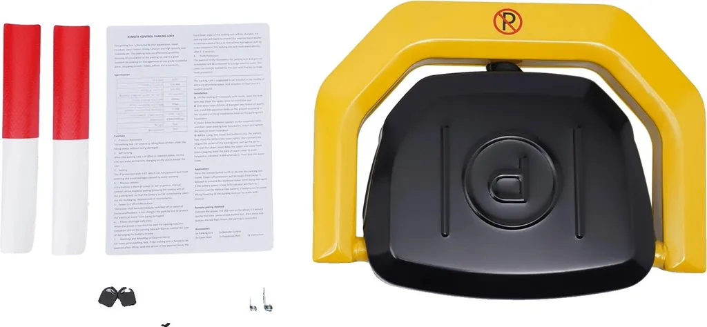 Protégez votre place de parking privée avec ce verrou jaune automatique
