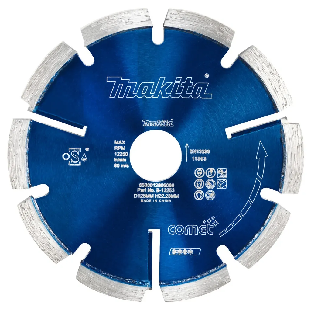 Coupe Nette sans Effort : Disque Diamant Makita 125mm Comet B-13253 Pro