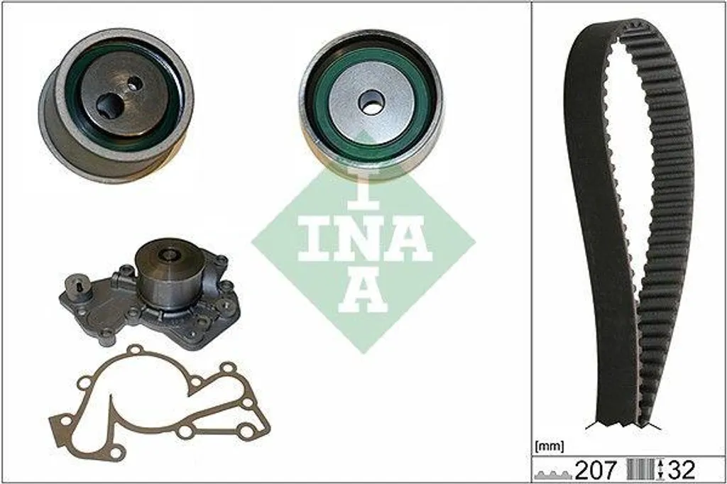 Évitez la casse moteur avec le kit courroie et pompe INA pour Santa Fe V6