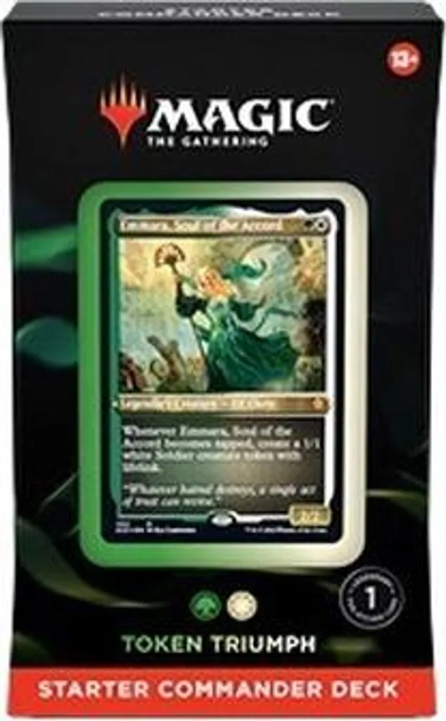 Deck Commander MTG Token Triumph pour Debutant Soiree Jeux