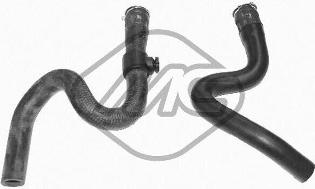 Metalcaucho Wärmetauscher-Schlauch 08942 Eingang passend für PEUGEOT 307 CC (3B) 0,26kg 260g