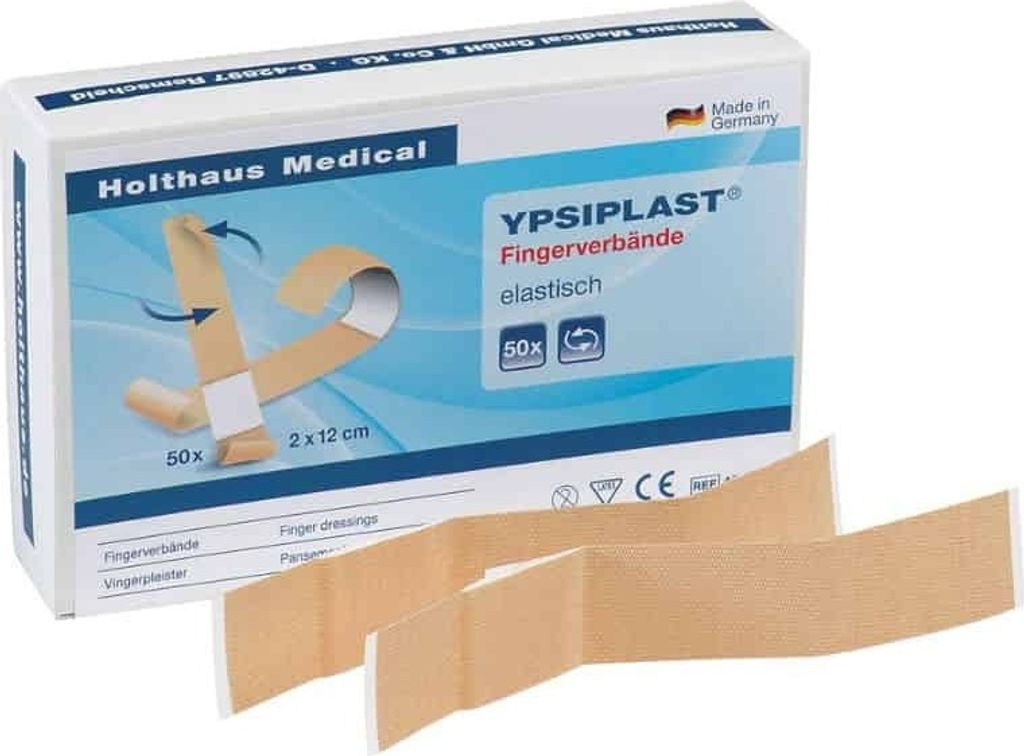 Holthaus Medical YPSIPLAST Fingerverband, elastisch 2 x 18 cm | Packung (100 Stück)