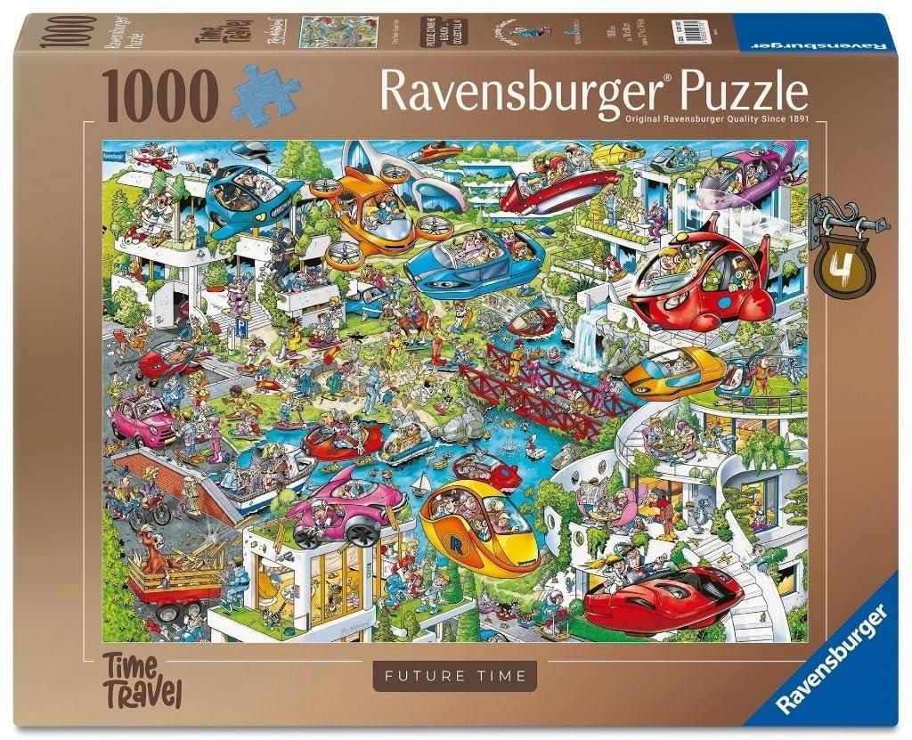 Ravensburger Puzzel "Toekomst", 1000 stukjes. Puzzelplezier Productafbeelding 