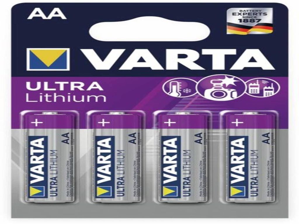 Batterie Professional Lithium AA Blister a 4 Stück VARTA Produktbild 