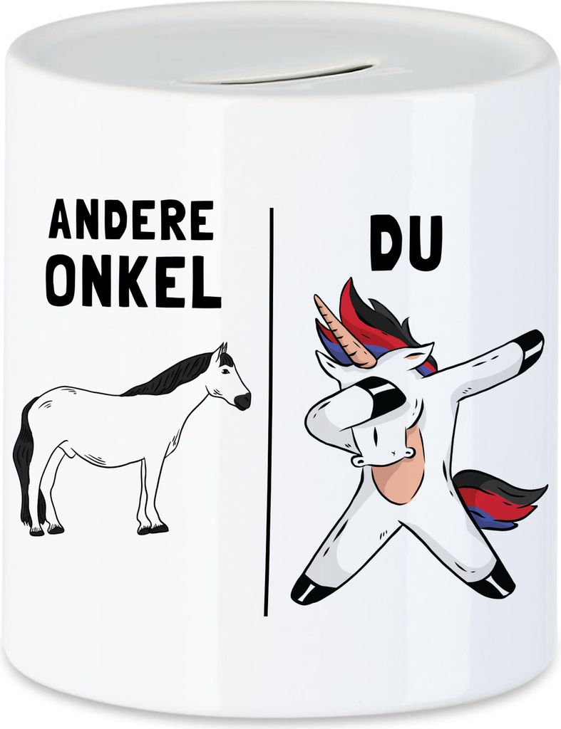 Andere Onkel Du Beutel Einhorn Pferd Dankeschön Geschenkidee Lustig Humor