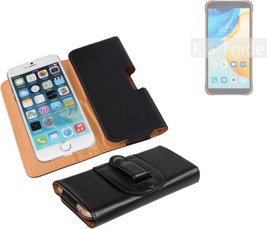 K-S-Trade Schützhülle Handyhülle kompatibel mit Blackview BV4900 Pro Holster Gürtel Tasche Schutzhülle Handy-Tasche Smartphone Case Seitentasche
