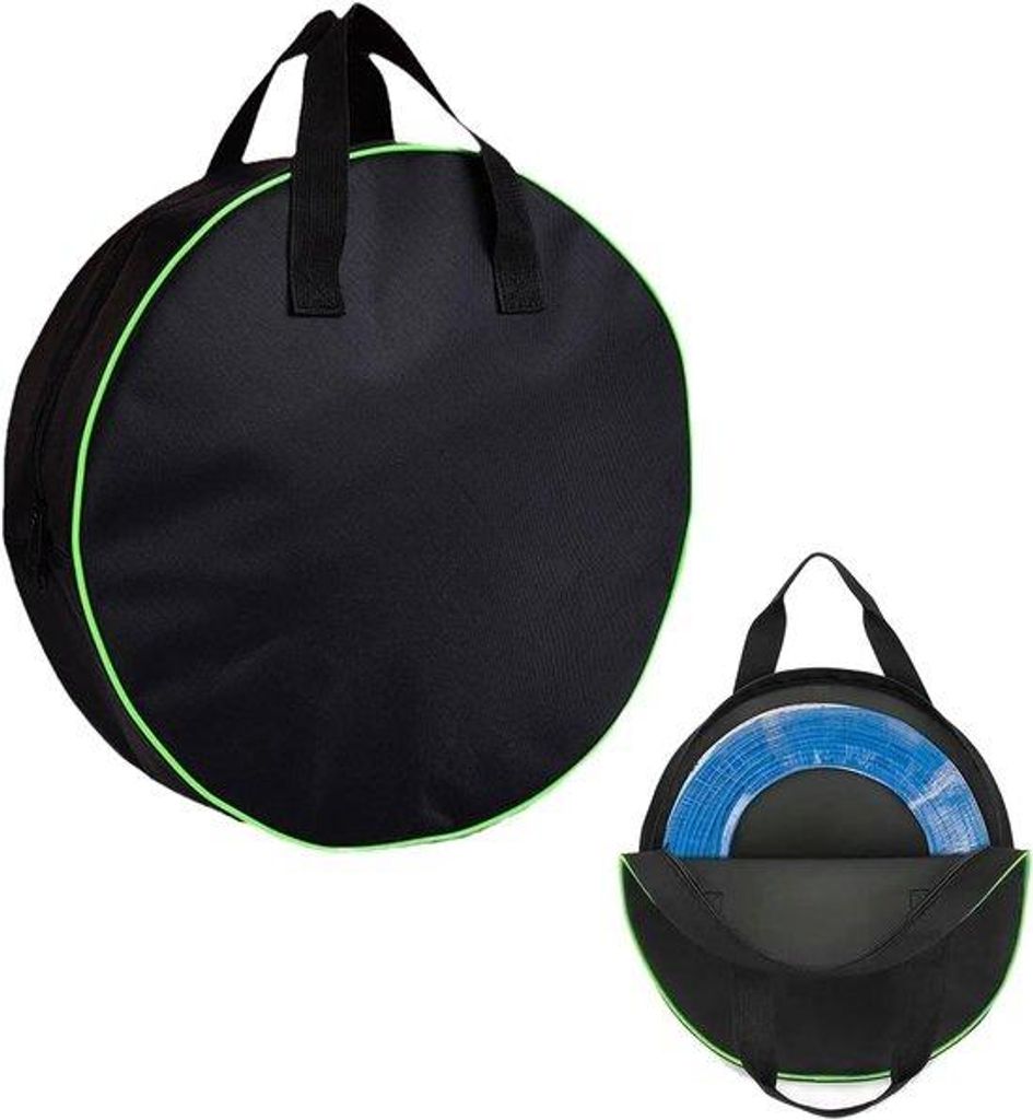 Elektrische Auto-Ladekabel-Tas, 40 cm, klein, waterdicht, zwart, draagbar, kabelorganizer