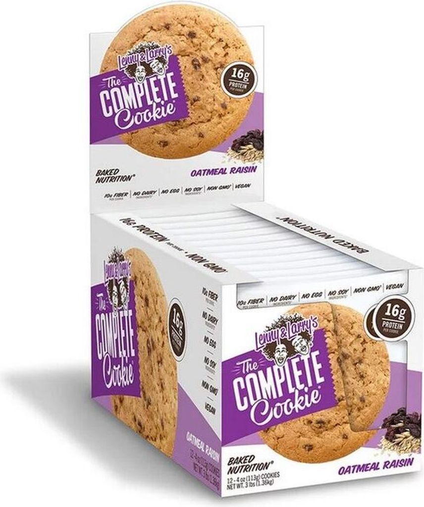 Lenny & Larry's The Complete Cookie - 12 x 113 g Oatmeal&Raisin