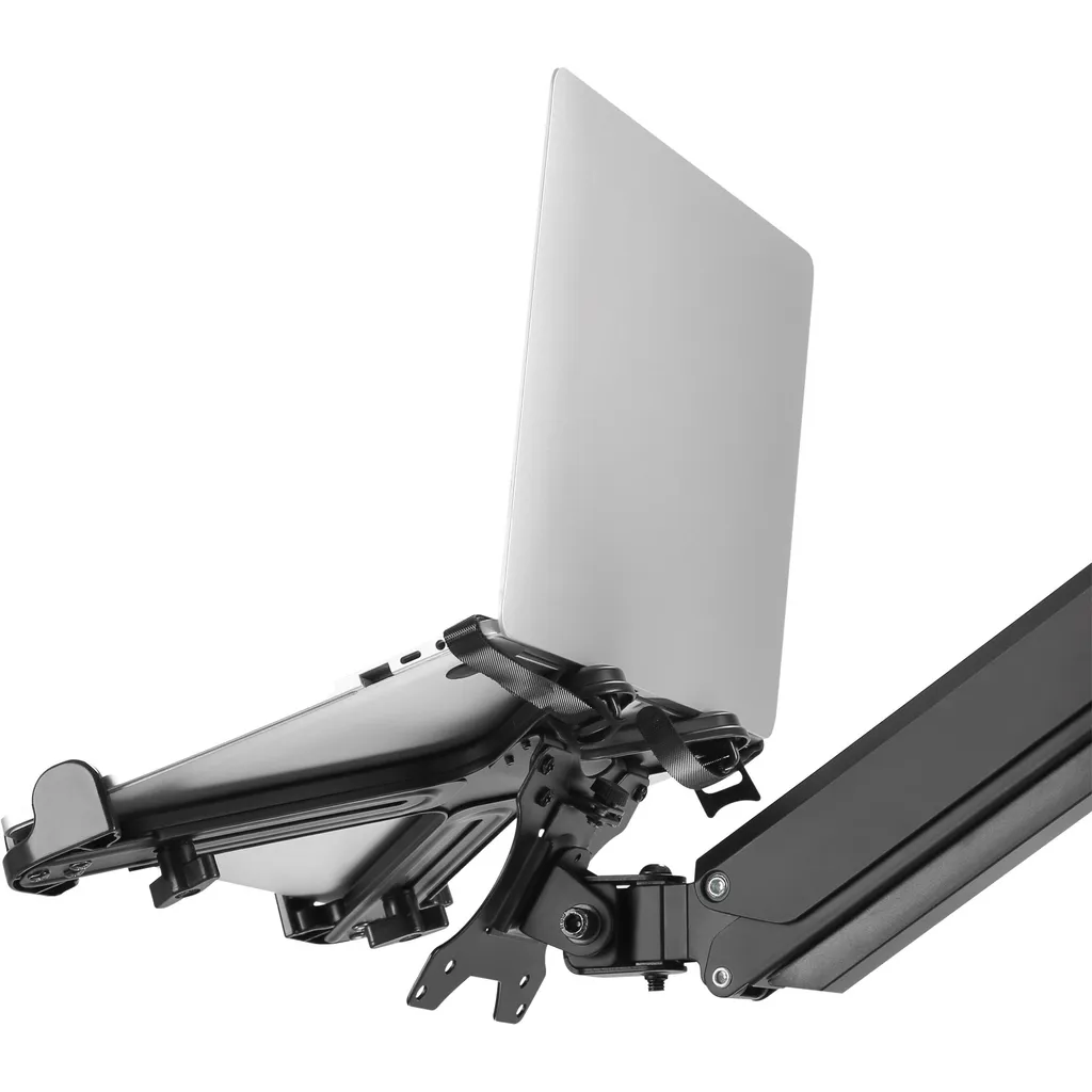 Support PC portable VESA robuste InLine avec rebords de sécurité 17 kg - 6