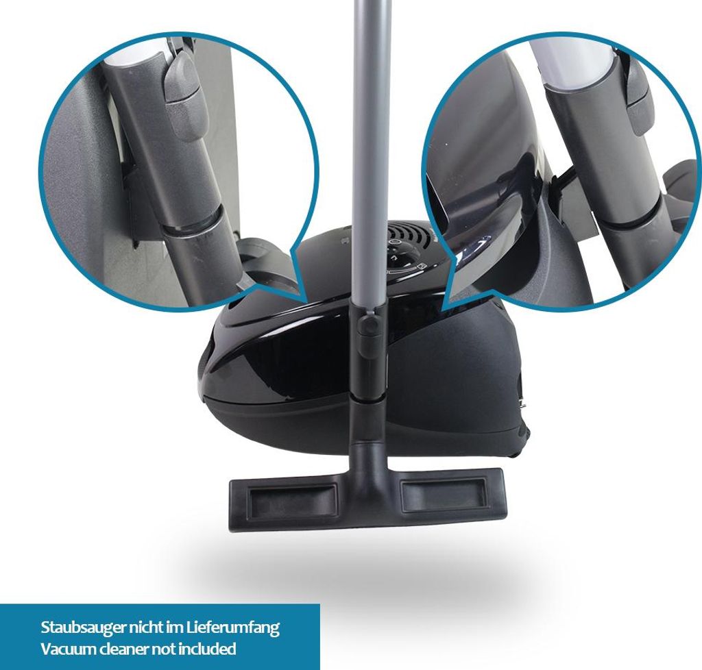 MisterVac Staubsaugerdüse Bodendüse Besendüse Parkettdüse Rosshaardüse + 2 gratis Filzrollen, kompatibel mit Siemens VSZ3XTRM11/16 Z 3.0 extr...