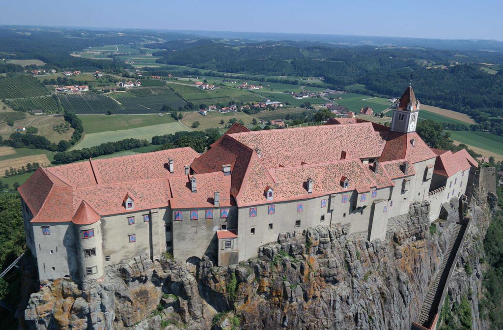 hansepuzzle 23612 - Ritterburg in Österreich Puzzle, 500 Teile, Reisen, 46,0 x 30,0cm mit hochwertiger Aufbewahrung, Kartonbox & Beutel