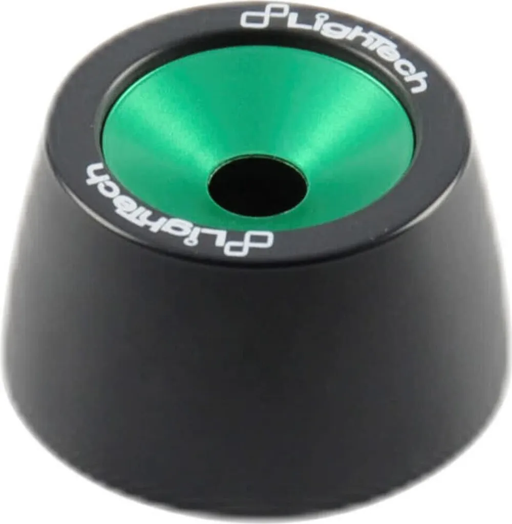 Protection de roue moto Lightech verte pour Kawasaki ZX10R sur piste
