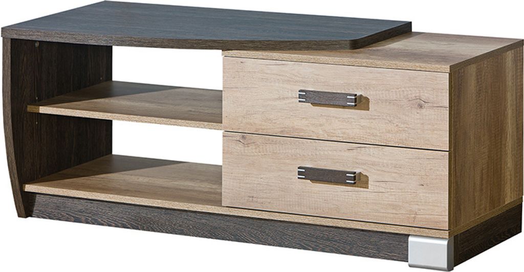 Minio, TV-Schrank "ROMEO 3", links, Lowboard, Canyon Eiche / Arusha Farbe