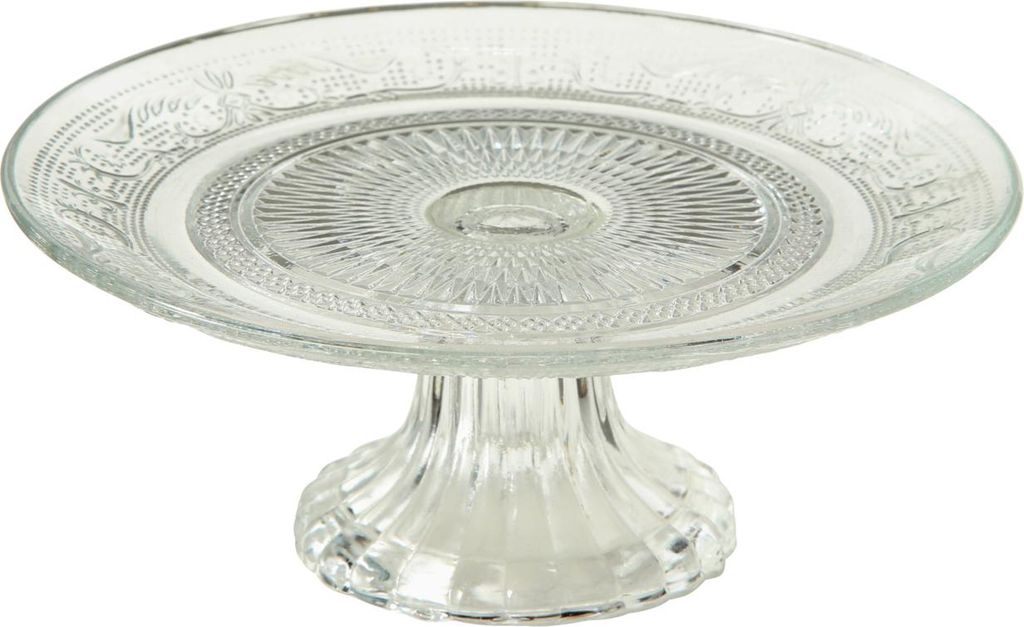 Boltze Tortenplatte Relief 18 cm, für kleine Torten / Gebäck geeignet