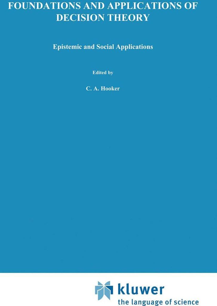 Grundlagen und Anwendungen der Entscheidungstheorie