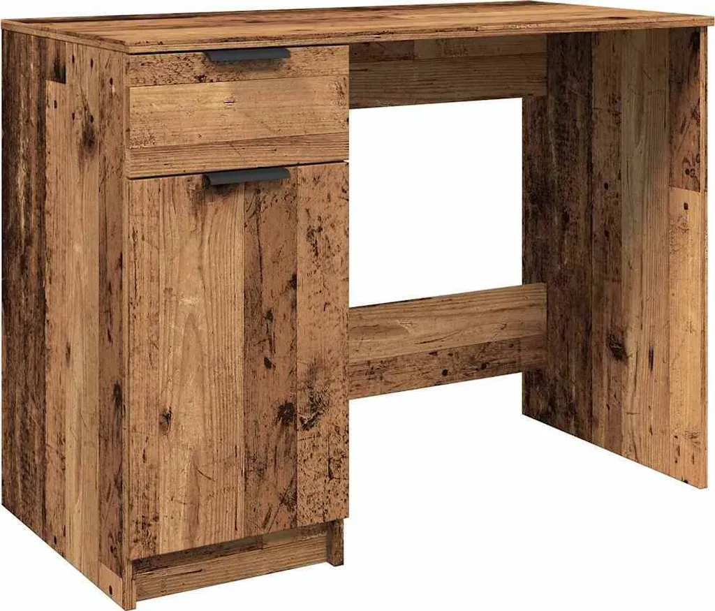 Scrivania Cameretta vidaXL 100x50 cm - Scrittoio Legno Antico Sicuro
