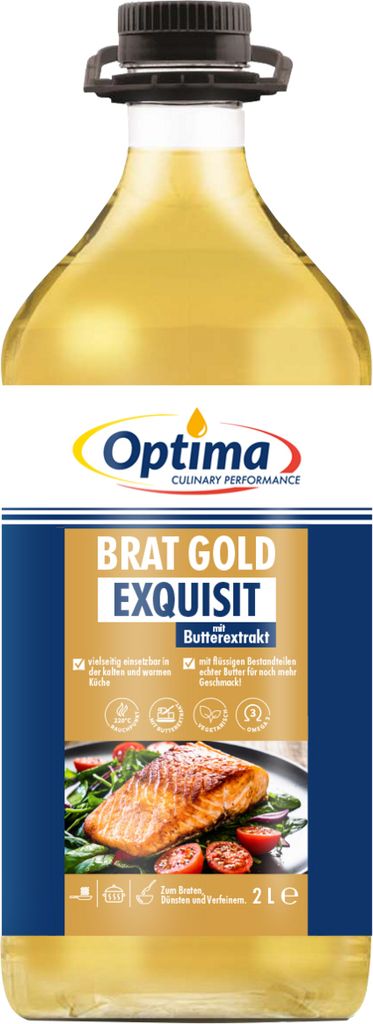 Optima Bratgold Exquisit à l'extrait de beurre Huile Image du produit 
