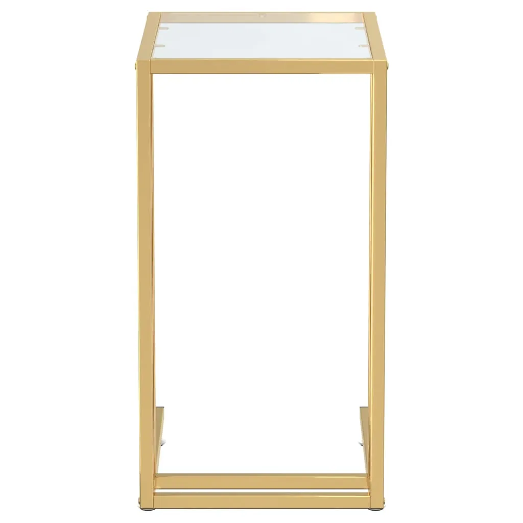 Bout de canapé design en verre transparent pour ordinateur et décoration - 9