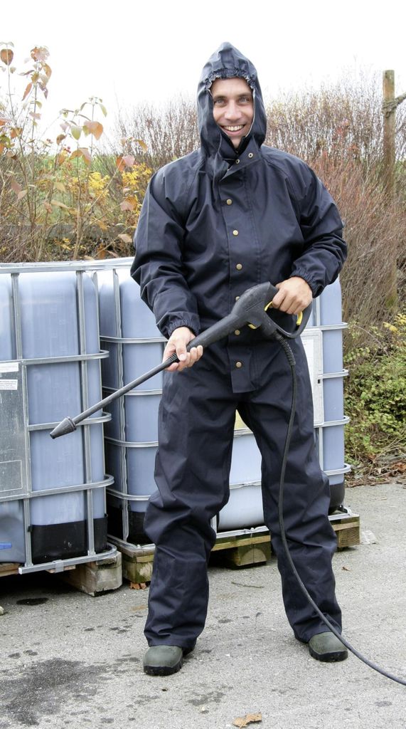 Kerbl Waschoverall mit Kapuze Größe L, Reinigungsoverall Image du produit 