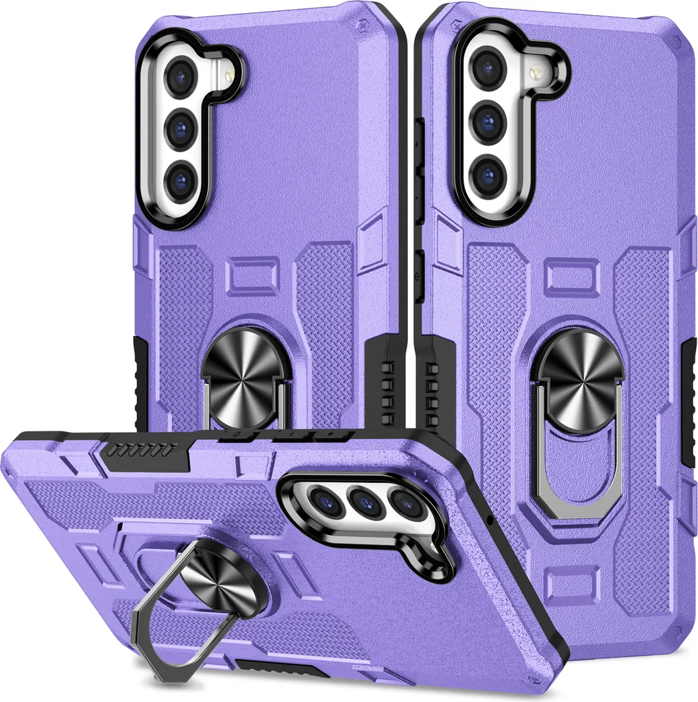 Custodia Glamour Viola S21 FE 5G - Protezione Fashion con Ring Holder