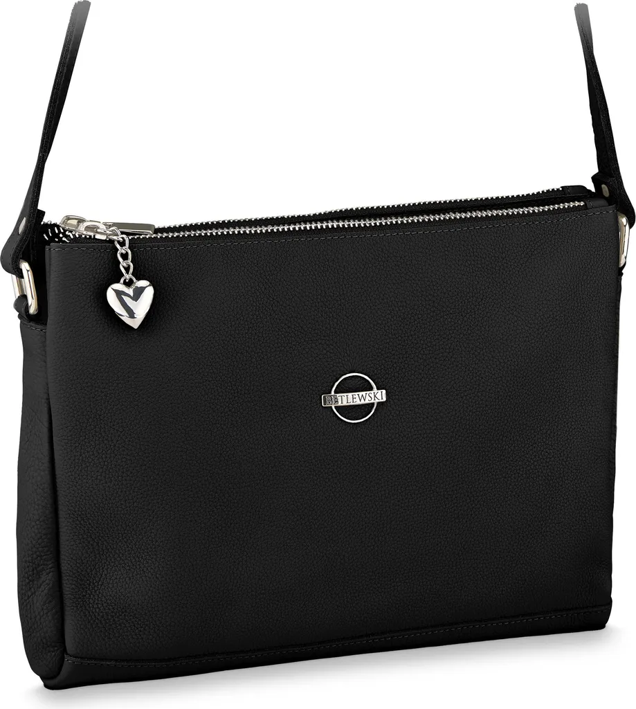 Sac banane zippé Betlewski TWBDOL13CZARN57934 cuir premium et ajustable